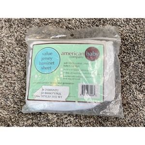 New American Baby 15x33 Bassinet Sheet